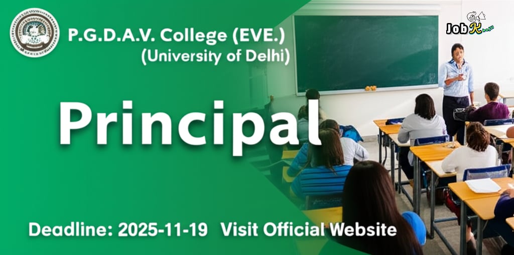 Principal Recruitment at P.G.D.A.V. College (University of Delhi)
