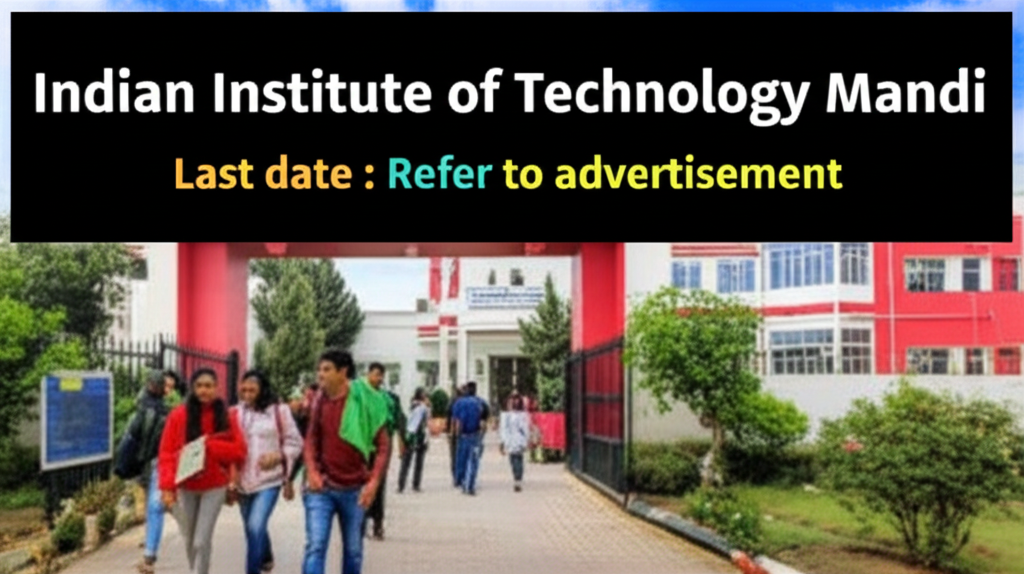 Non-Teaching Staff Jobs at IIT Mandi: Apply Online for Multiple Positions