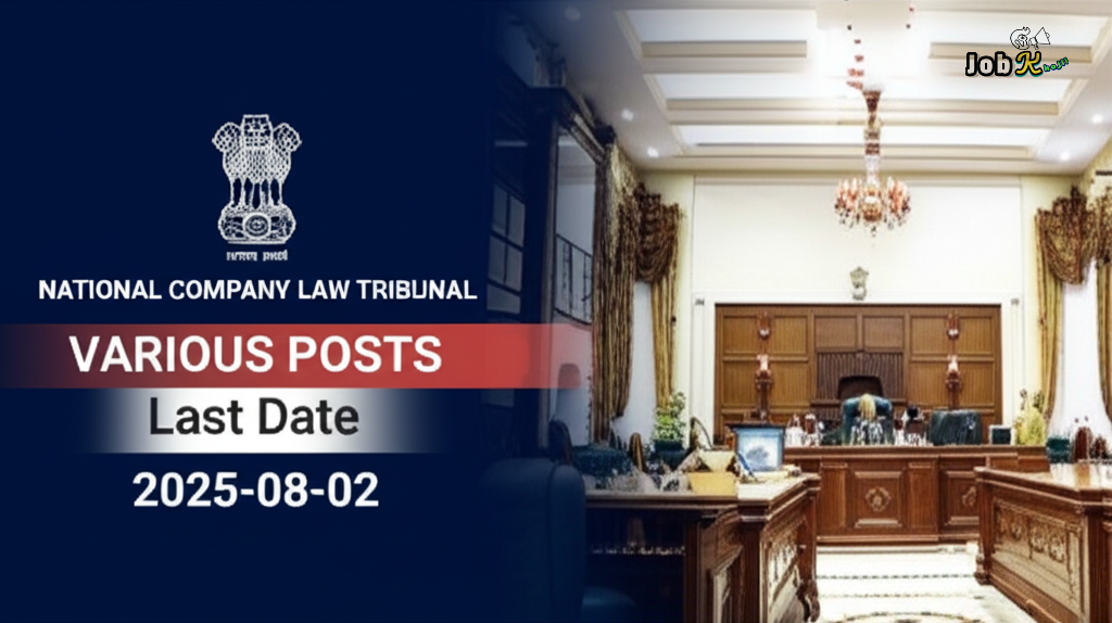 Various Posts on Deputation - National Company Law Tribunal (NCLT)