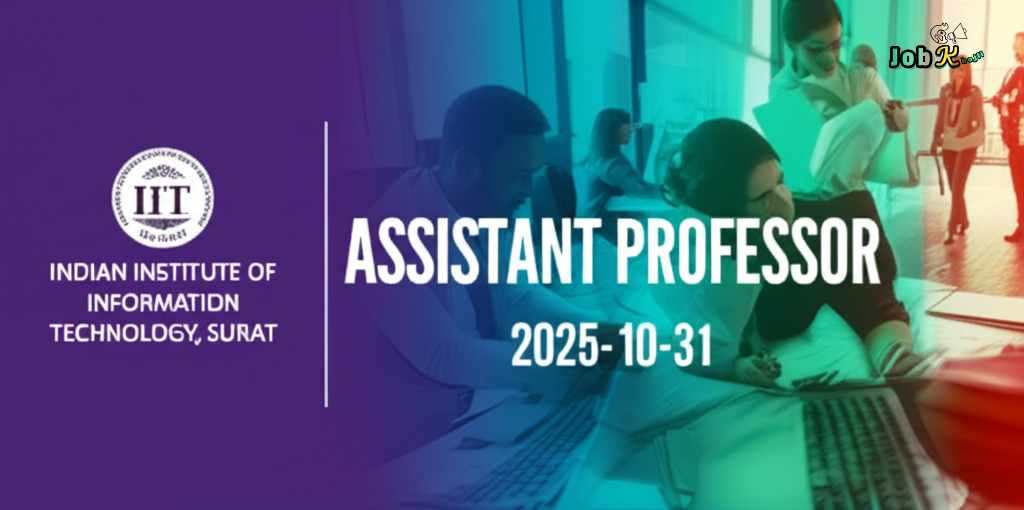 Assistant Professor Recruitment at Indian Institute of Information Technology, Surat