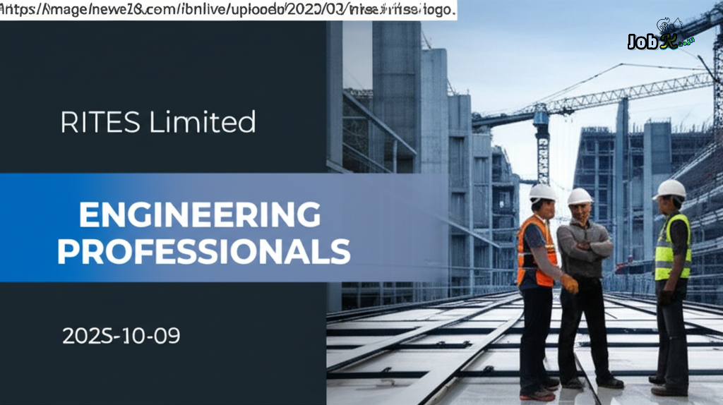 RITES Limited: Recruitment of Engineering Professionals - Apply Now!