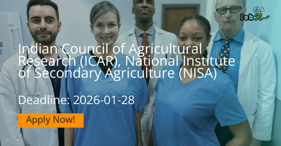 Part-Time Medical Officer/Authorized Medical Attendant Jobs at ICAR-NISA Ranchi