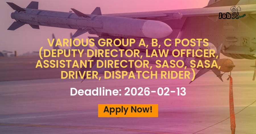 Various Group A, B, C Posts Recruitment on Deputation at Bureau of Civil Aviation Security (BCAS)