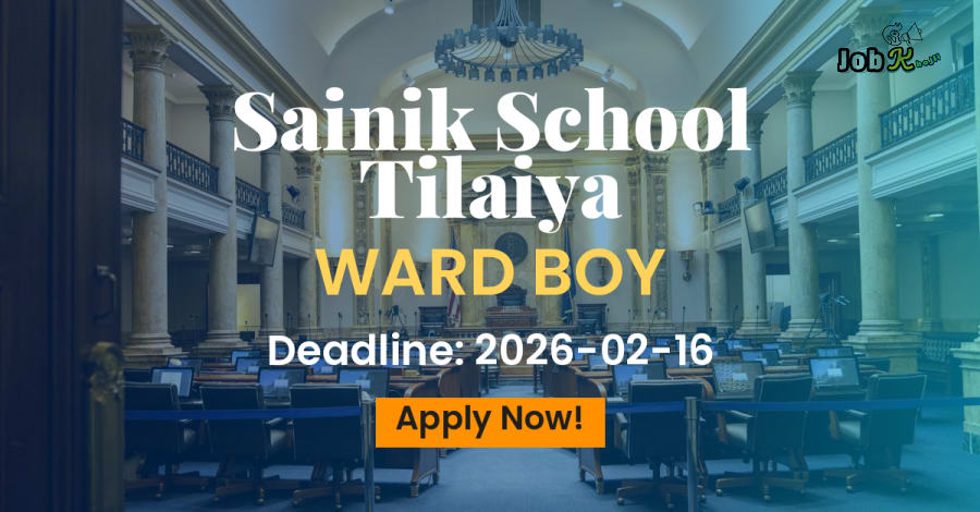 Ward Boy Recruitment at Sainik School Tilaiya (Ministry of Defence)