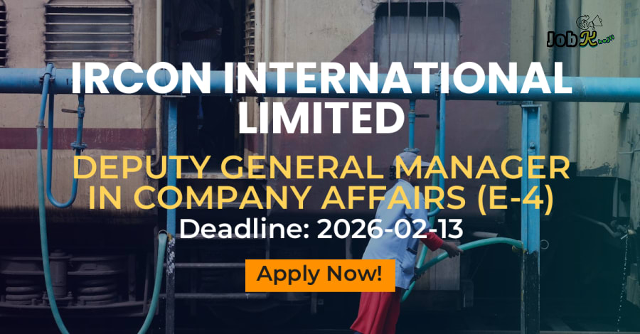 Deputy General Manager - Company Affairs at IRCON International Limited