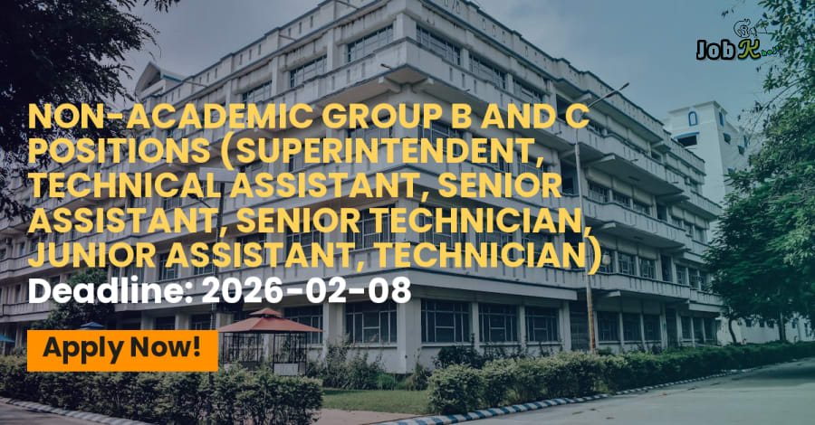 Non-Academic Group B & C Recruitment at NIT Warangal (Advt. 01/2026)