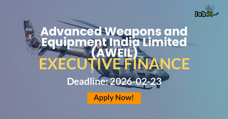 Executive Finance Recruitment (14 Posts) at Advanced Weapons and Equipment India Limited (AWEIL)