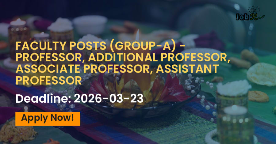 64 Faculty Posts (Group-A) Recruitment at AIIMS Guwahati 2026