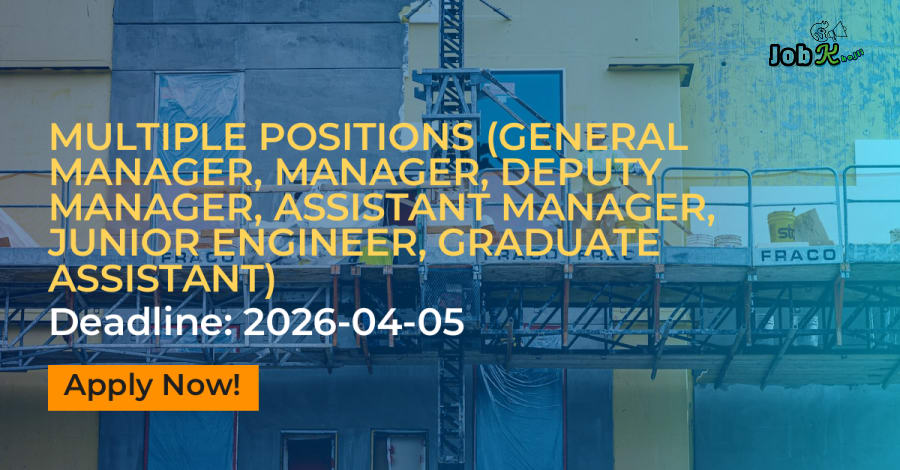 Multiple Job Openings: General Manager, Manager, Deputy Manager, Assistant Manager, Engineer, Graduate Assistant at NBCC (India) Limited