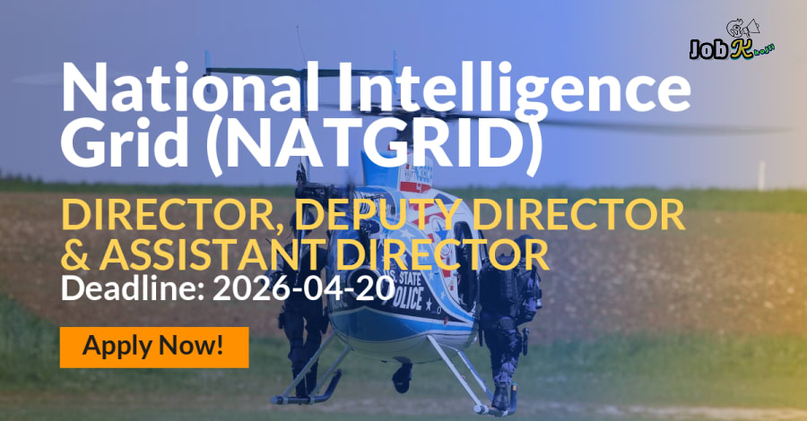 Director, Deputy Director & Assistant Director Jobs at NATGRID (MHA) - Deputation Recruitment 2026
