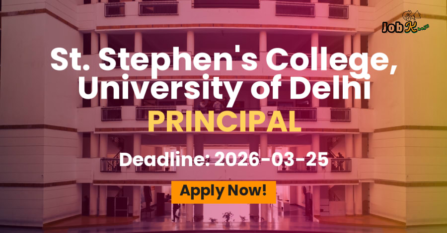 Principal Recruitment at St. Stephen's College, University of Delhi