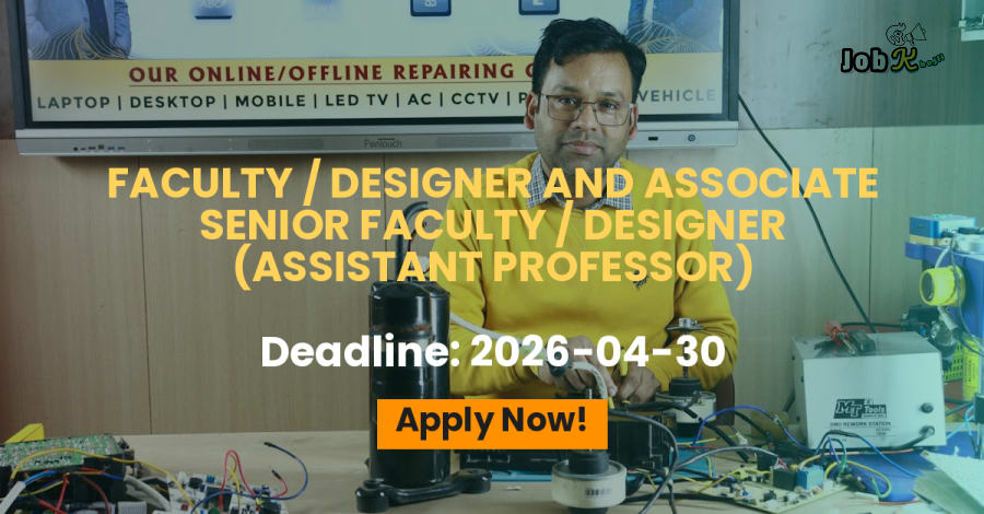 Faculty/Designer and Associate Senior Faculty/Designer Recruitment at National Institute of Design, Madhya Pradesh