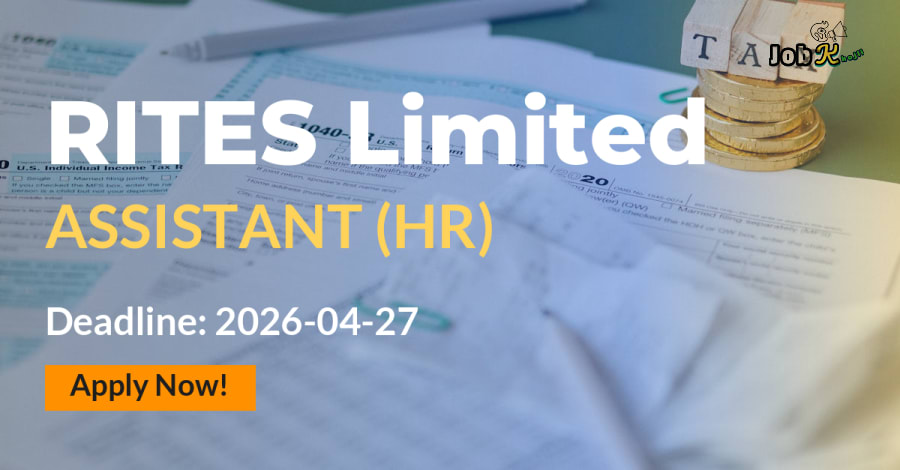 Assistant (HR) Recruitment at RITES Limited - Apply Online