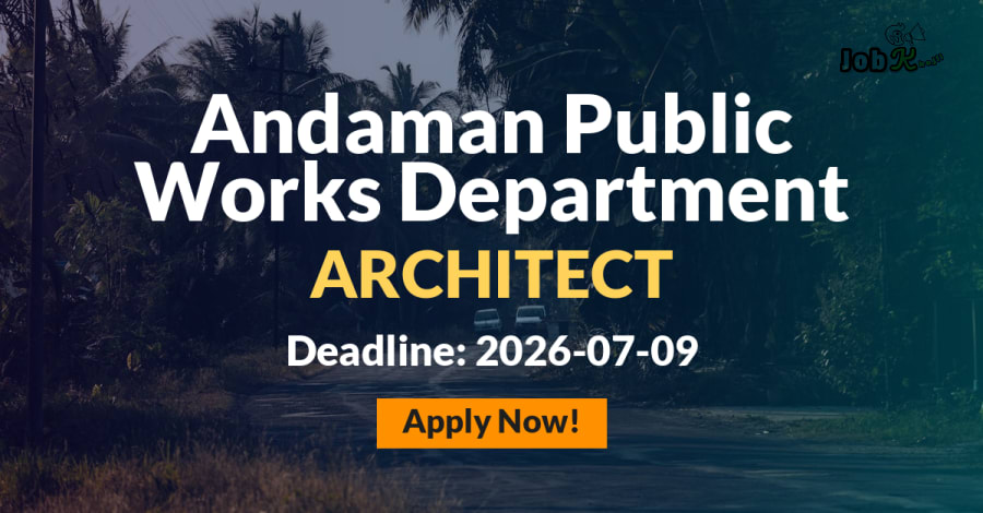 APWD Andaman Recruitment 2026 for Architect Post - Apply Now