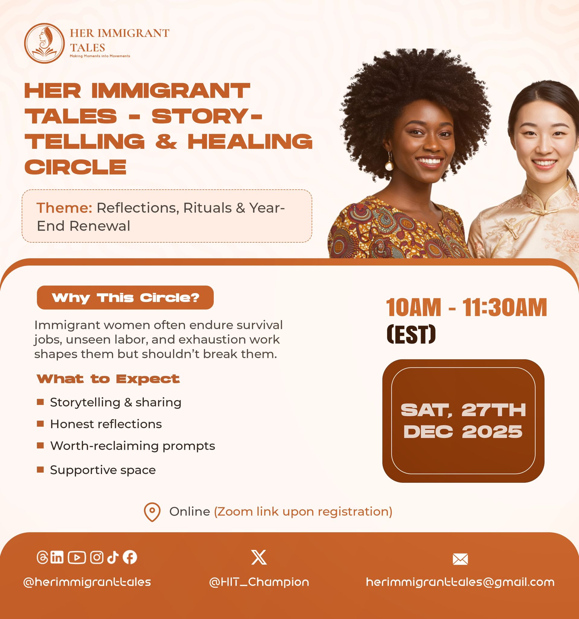HER IMMIGRANT TALES: Storytelling & Healing Circle