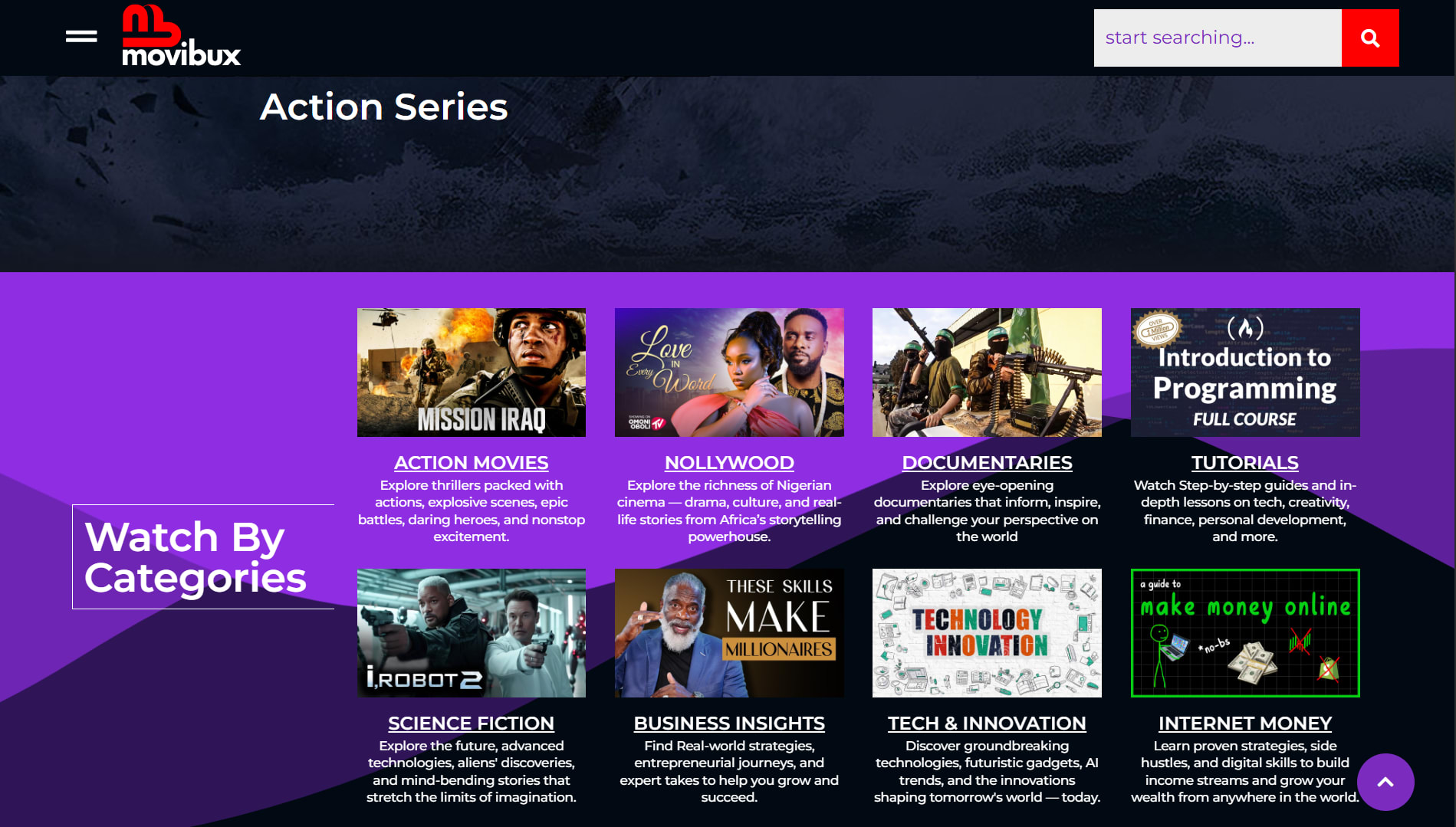 Movie Category Section