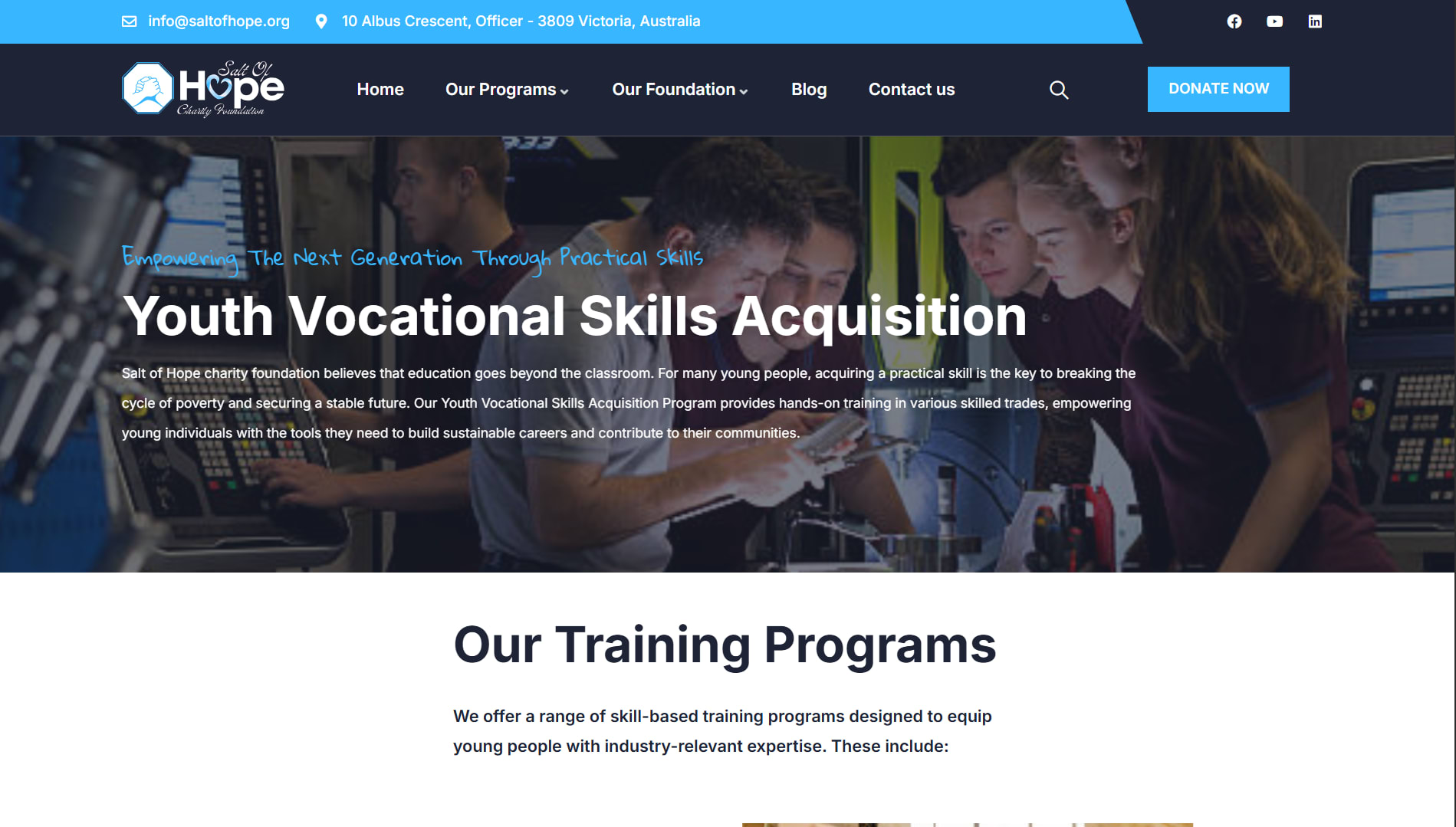 Skill Acquisition Page