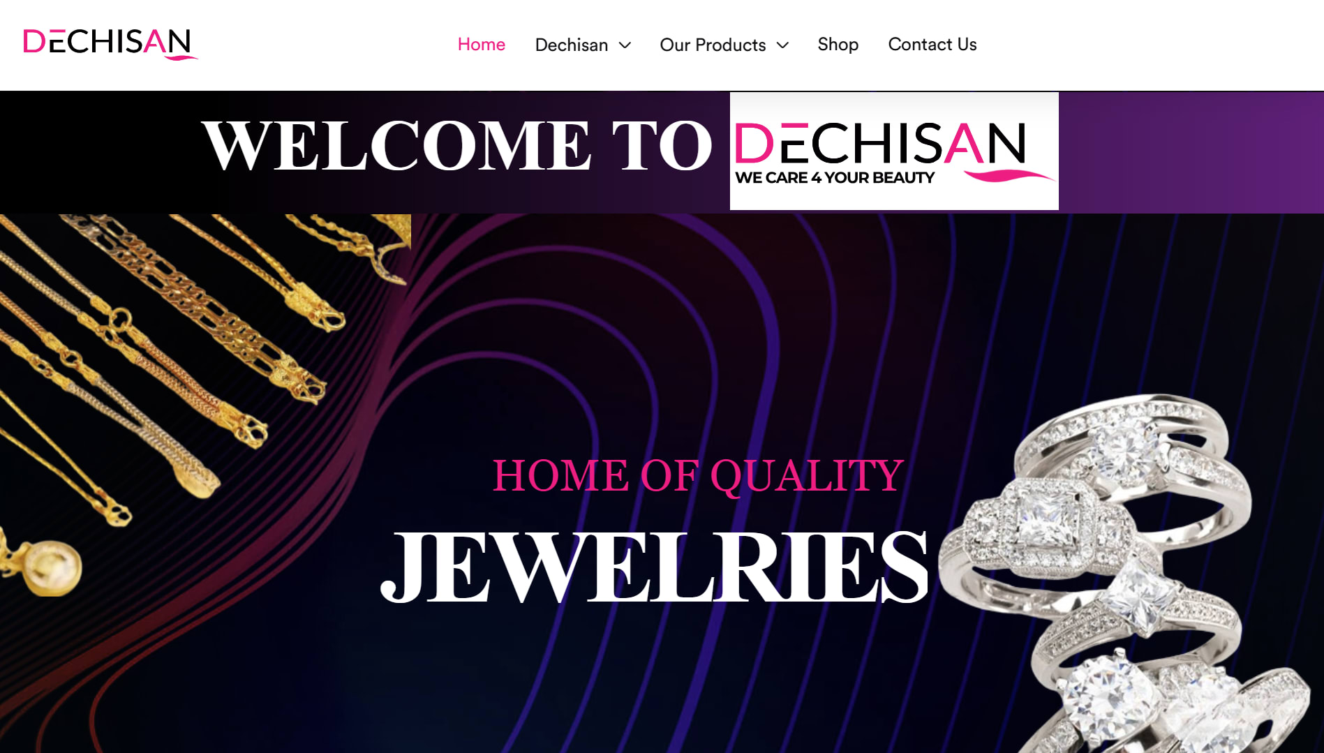 Home page - Hero Section