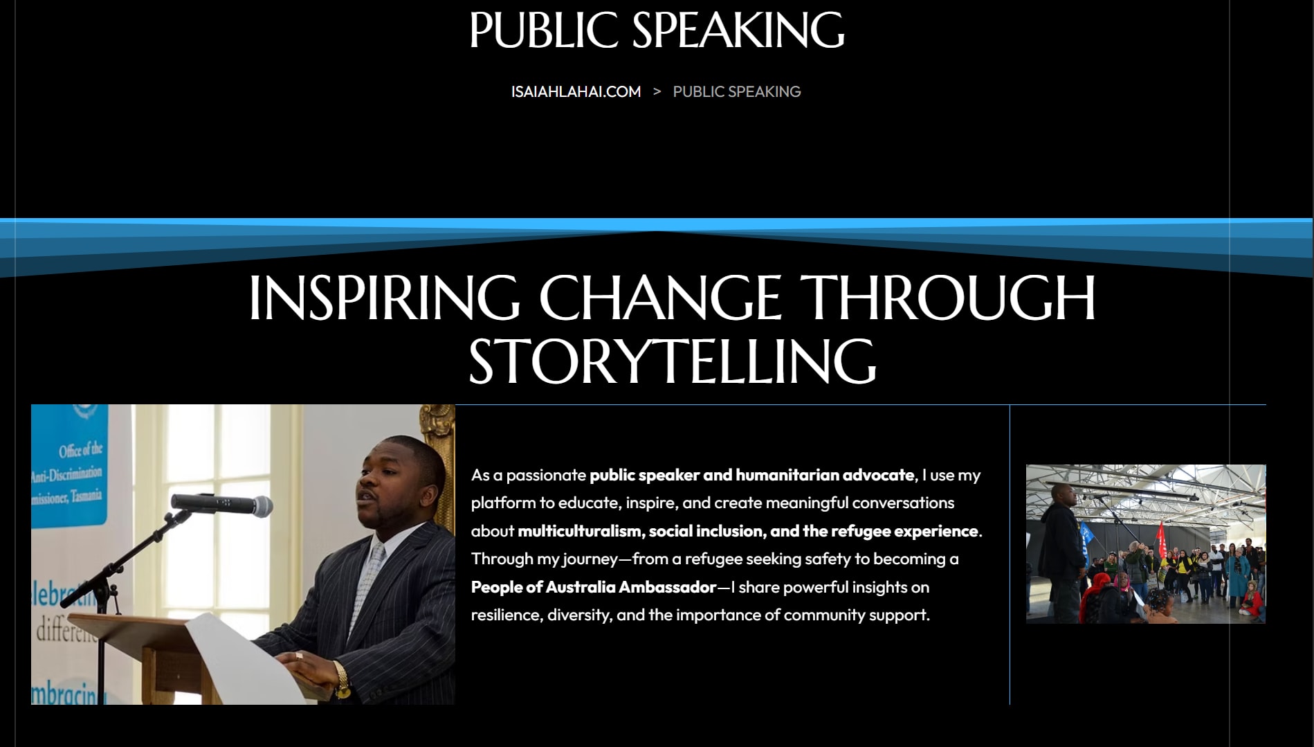 PUBLIC SPEAKING PAGE