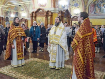 Престольный праздник отметили в приделе мученицы Анисии Маслановой Воскресенского собора