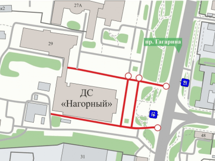 Проезд у нижегородского Дворца спорта снова перекроют 3 и 6 января