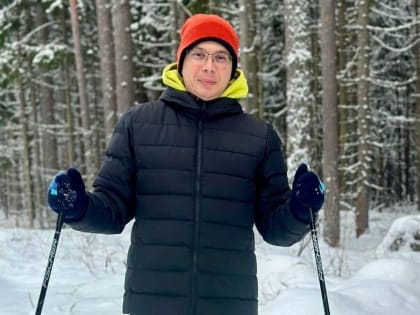 Мэр Шалабаев встал на лыжи в день усилившейся гололедицы