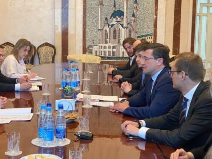 Глеб Никитин провел рабочую встречу с чрезвычайным и полномочным послом РФ в Республике Беларусь Борисом Грызловым