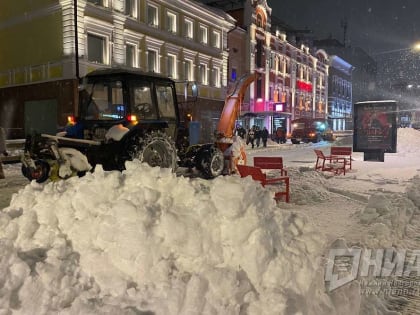 Коммунальные службы Нижнего Новгорода начали подготовку к очередному снегопаду