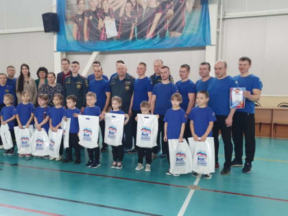Шарангские дошколята соревновались вместе с профессиональными спасателями