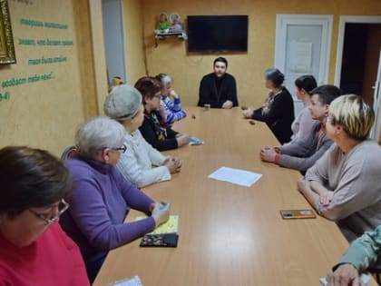 Заседание православного клуба «Духовный очаг» в Покрове