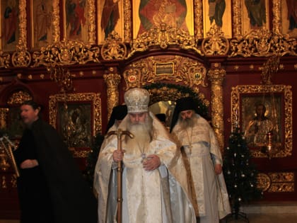 Праздник Рождества Христова в Печерской обители