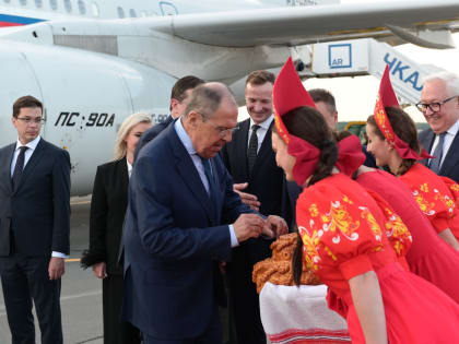 Сергей Лавров прибыл в Нижний Новгород