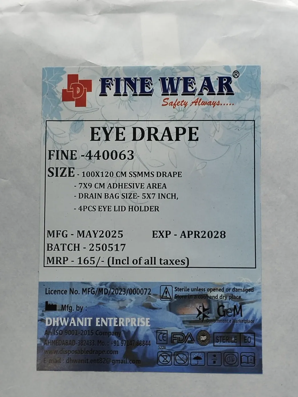 Eye Drape