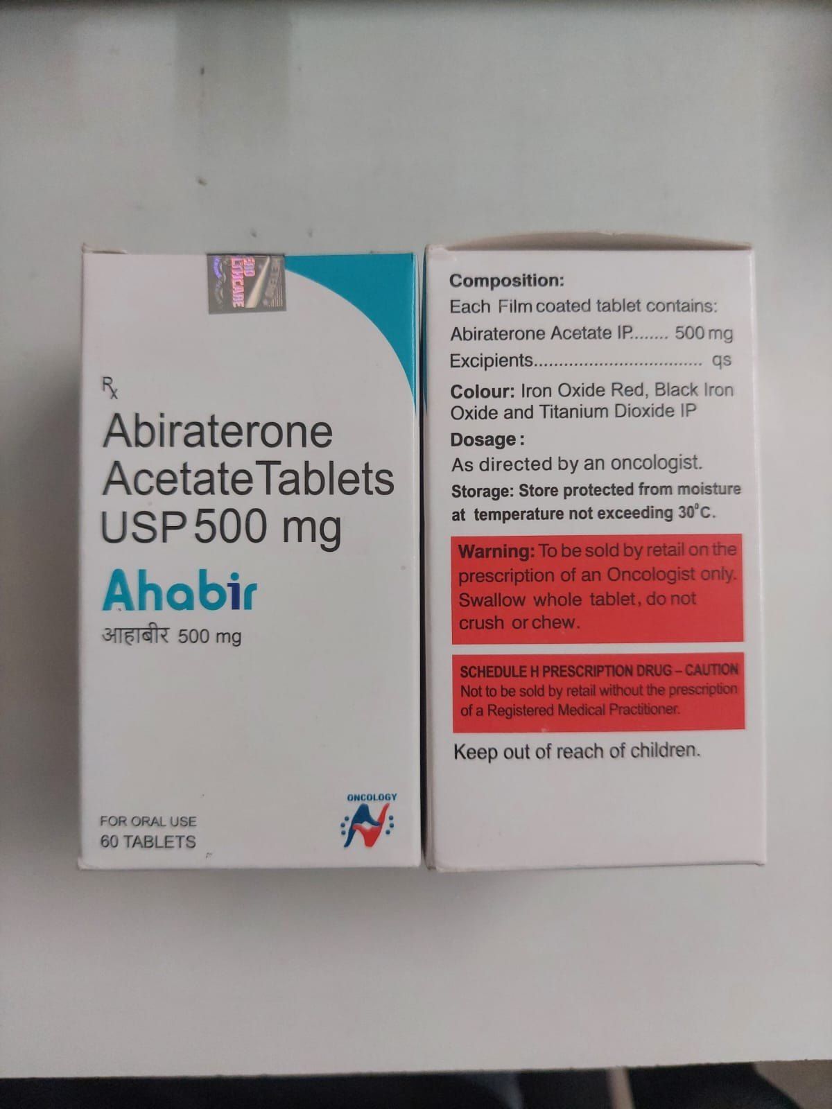 Ahabir (Abiraterone Acetate) - Abiraterone Acetate 500mg