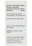 Anzavir r (Atazanavir Sulphate Ritonavir) - Atazanavir Sulphate 300 Ritonavir 100