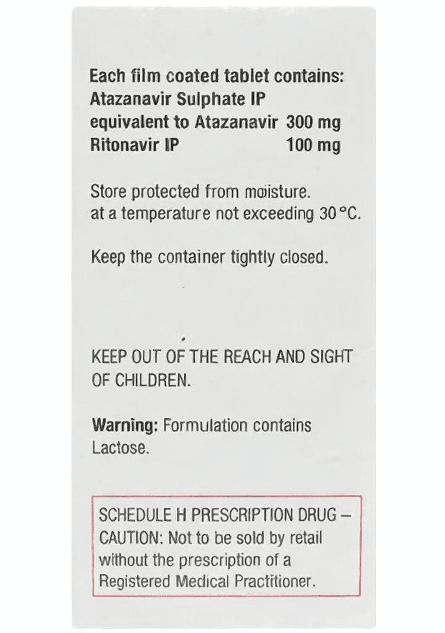 Anzavir r (Atazanavir Sulphate Ritonavir) - Atazanavir Sulphate 300 Ritonavir 100