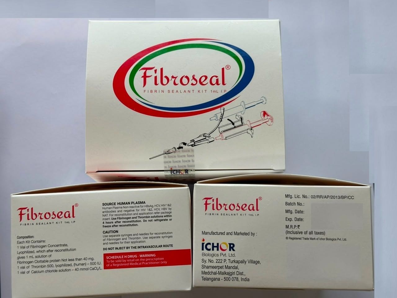 Fibroseal (Fibrin Sealant Kit) - Fibrin Sealant Kit IP 1mL