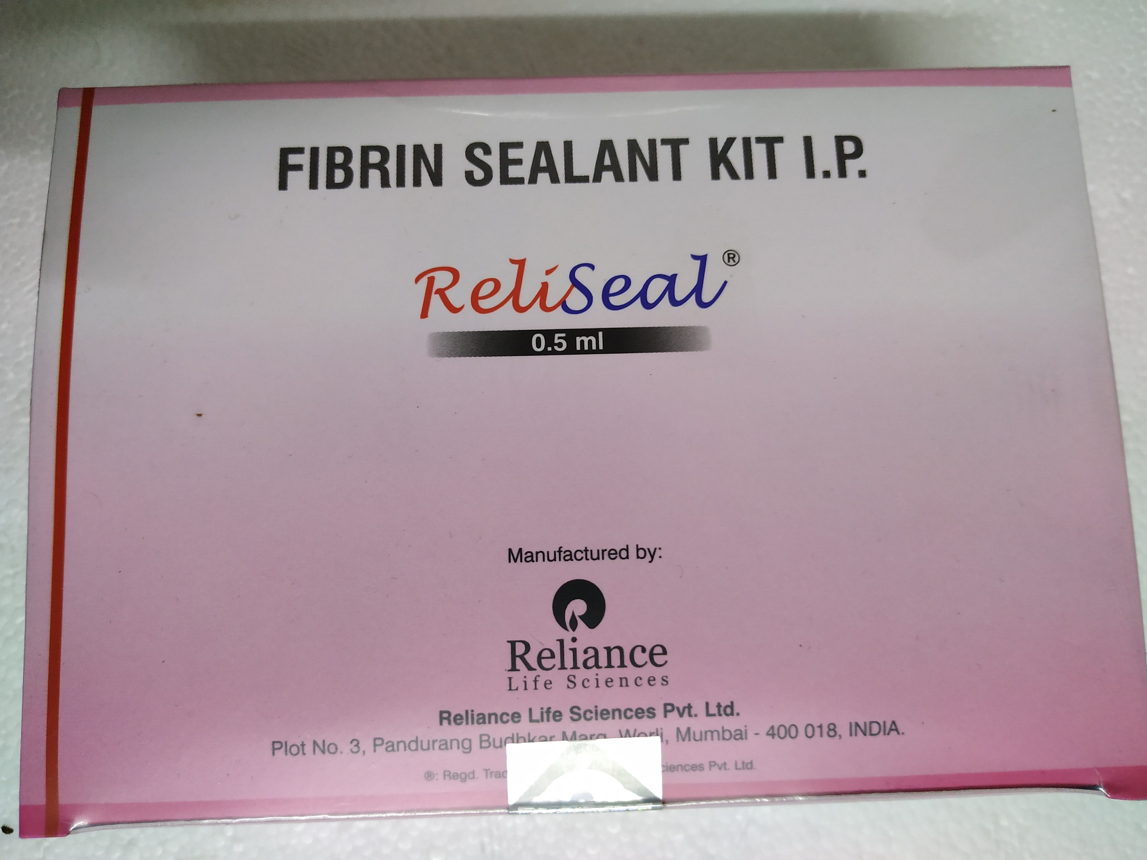 Reliseal (Fibrin Sealant Kit)
