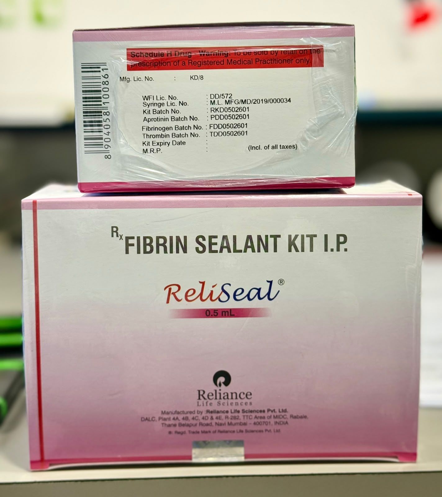Reliseal (Fibrin Sealant Kit) - Fibrin Sealant Kit IP 0.5 mL
