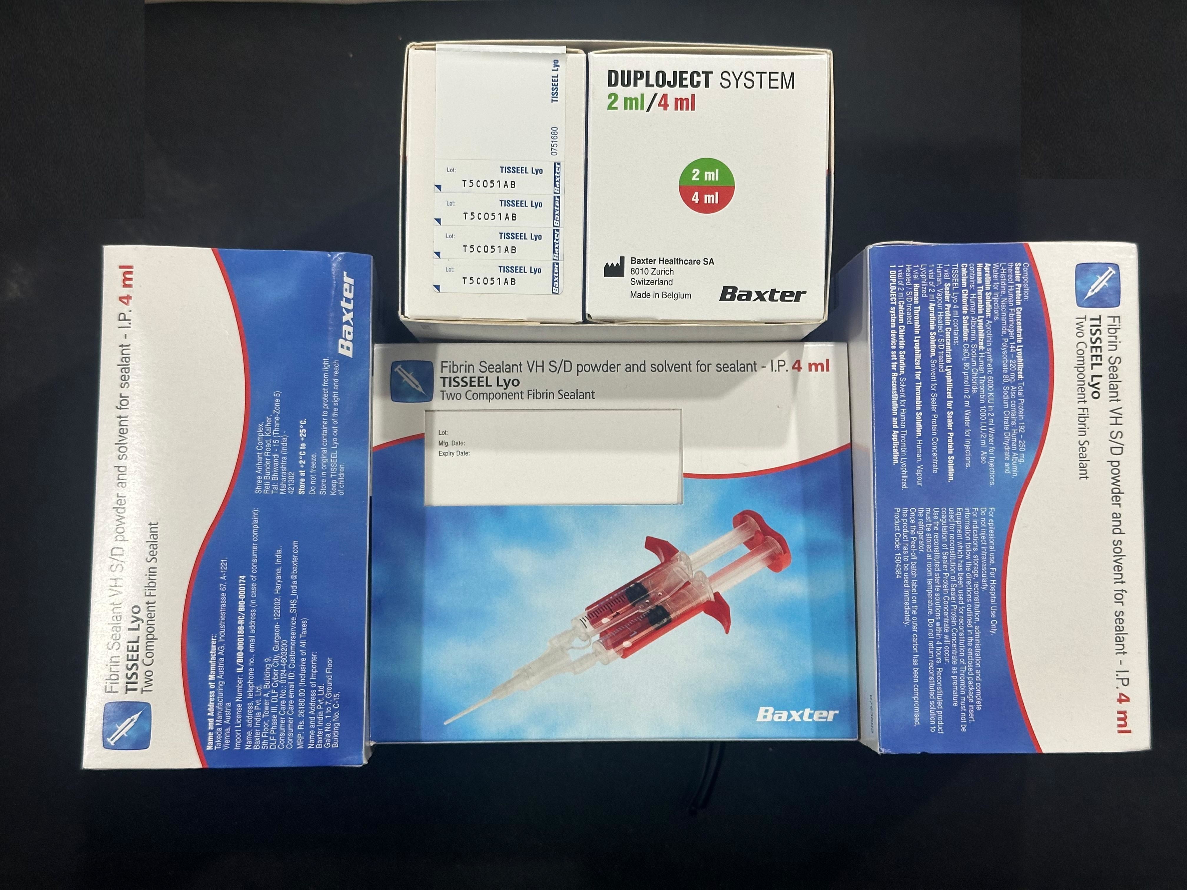 Tisseel Lyo (Fibrin Sealant Kit) - Fibrin Sealant Kit 4ml
