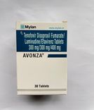 Avonaza (Tenofovir Disoproxil Fumarate Lamivudine Efavirenz) - Tenofovir Disoproxil Fumarate 300 Lamivudine 300 Efavirenz 400