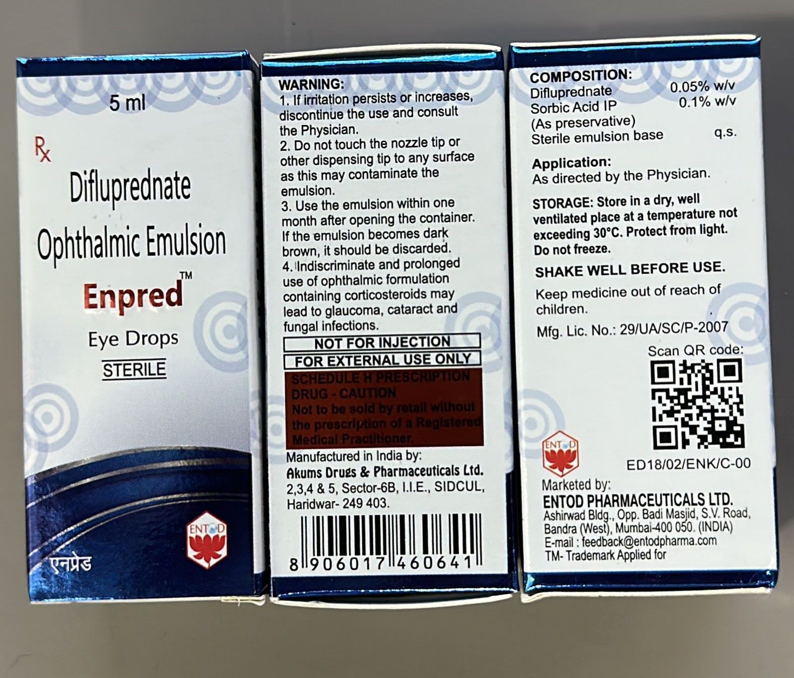 Enpred (Difluprednate Ophthalmic Emulsion)