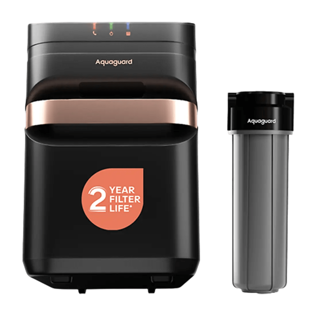 Eureka Forbes Aquaguard Designo UTC RO+UV 2X Water Purifier | 2 Year Filter Life