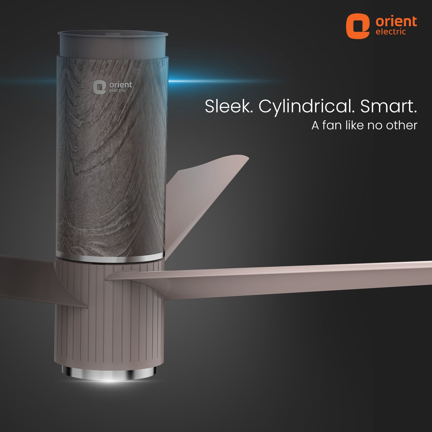 orientelectric Aeroslim IoT Remote Fan with Light | 5-Year Warranty