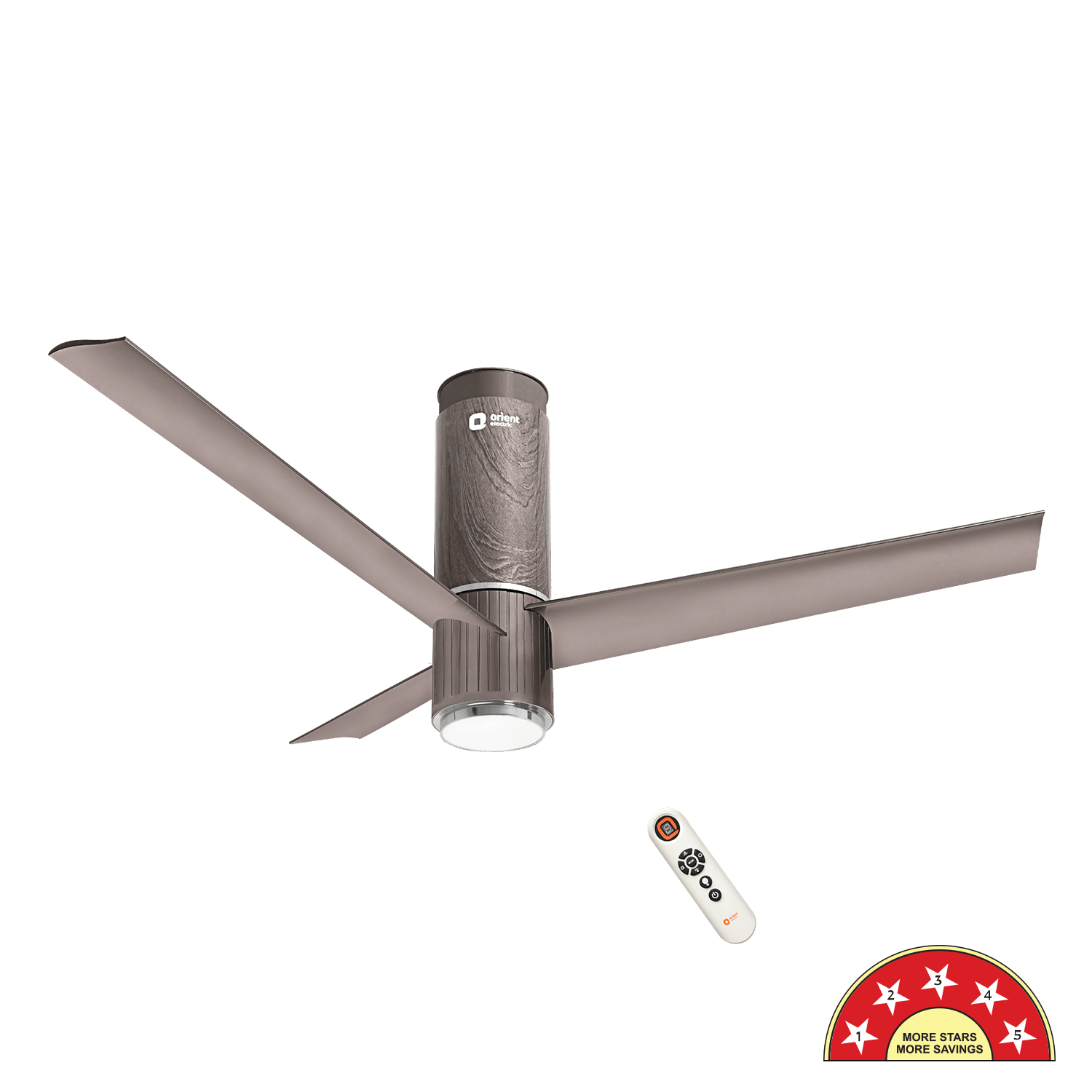 orientelectric Aeroslim IoT Remote Fan with Light | 5-Year Warranty