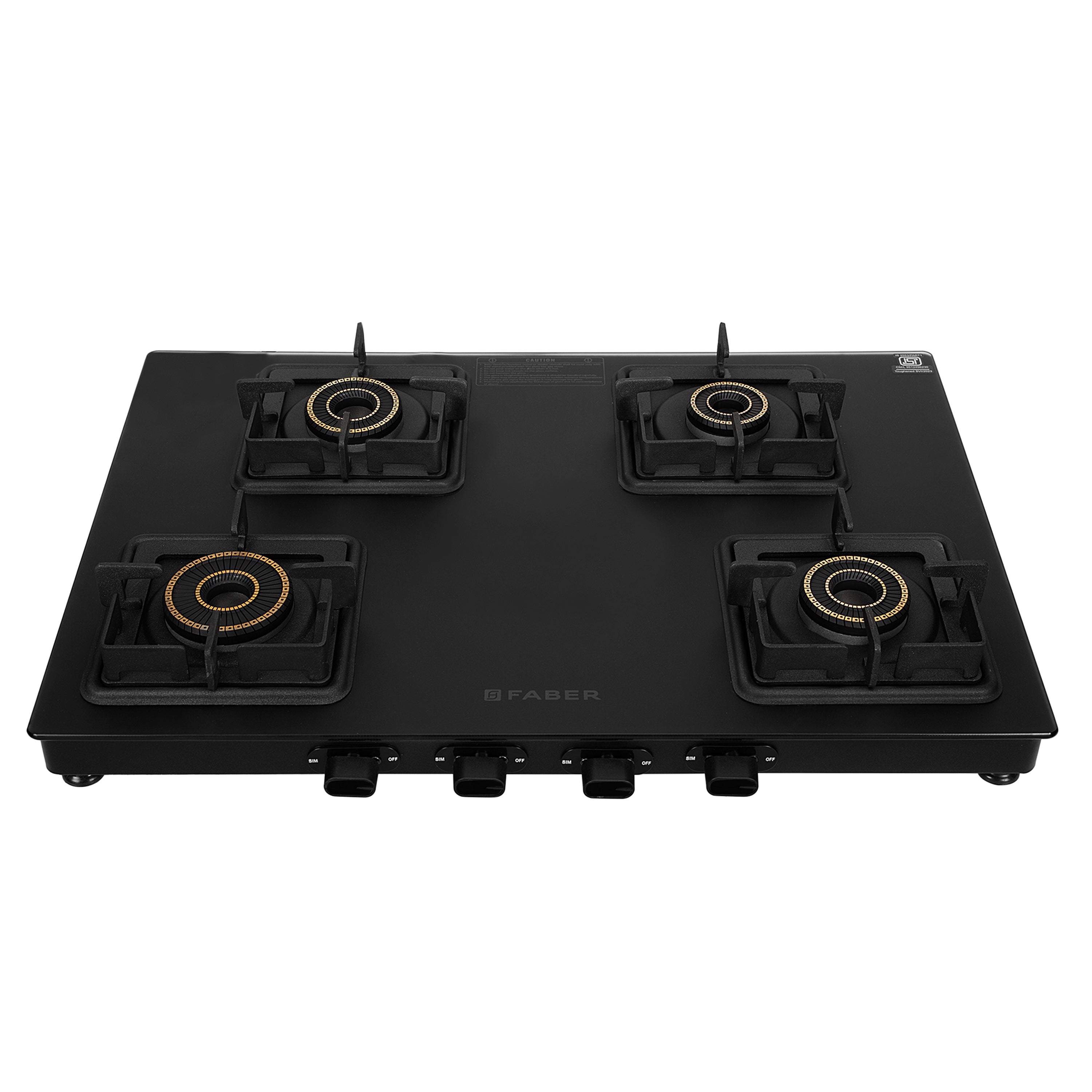 Faber India COOKTOP BLOSSOM 4BB BK CI