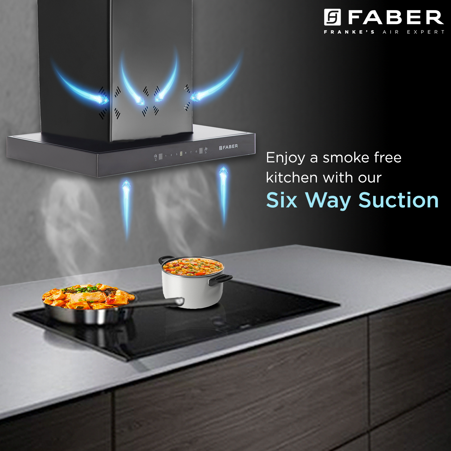 Faber India HOOD CYGNUS IN 3D HC SC FL BK 60