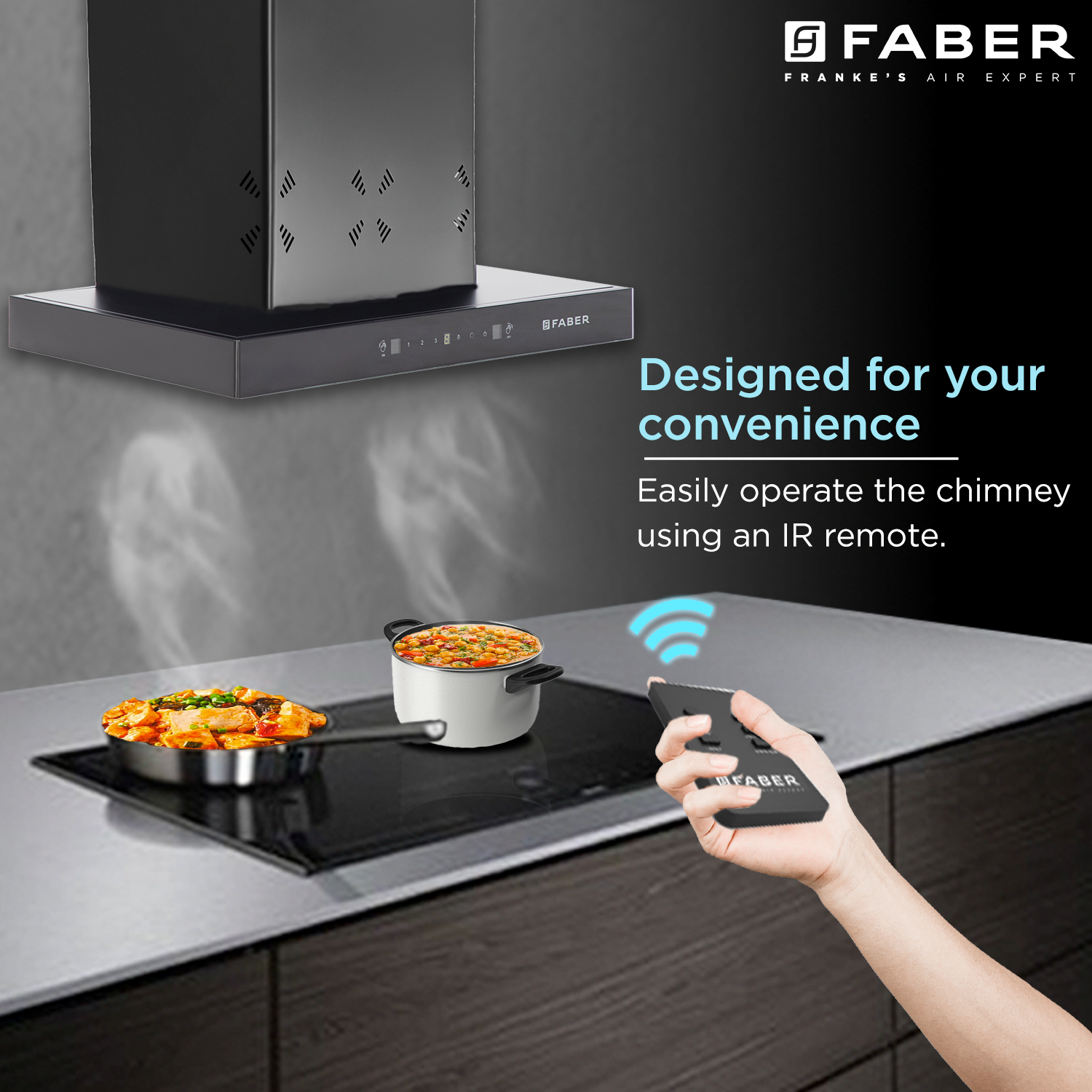 Faber India HOOD CYGNUS IN 3D HC SC FL BK 60