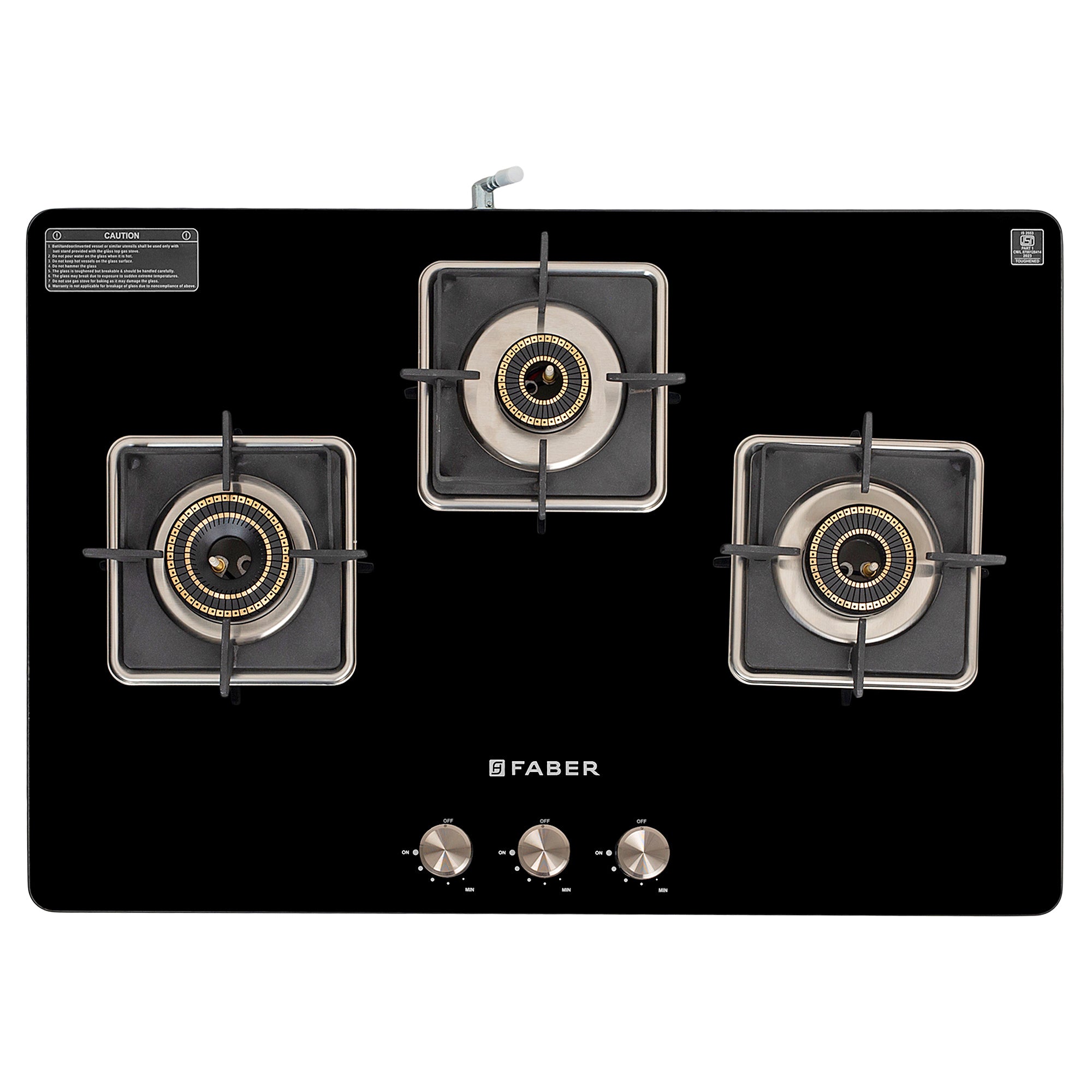 Faber India HOB COOKTOP NiOS AUTO 3BB BK
