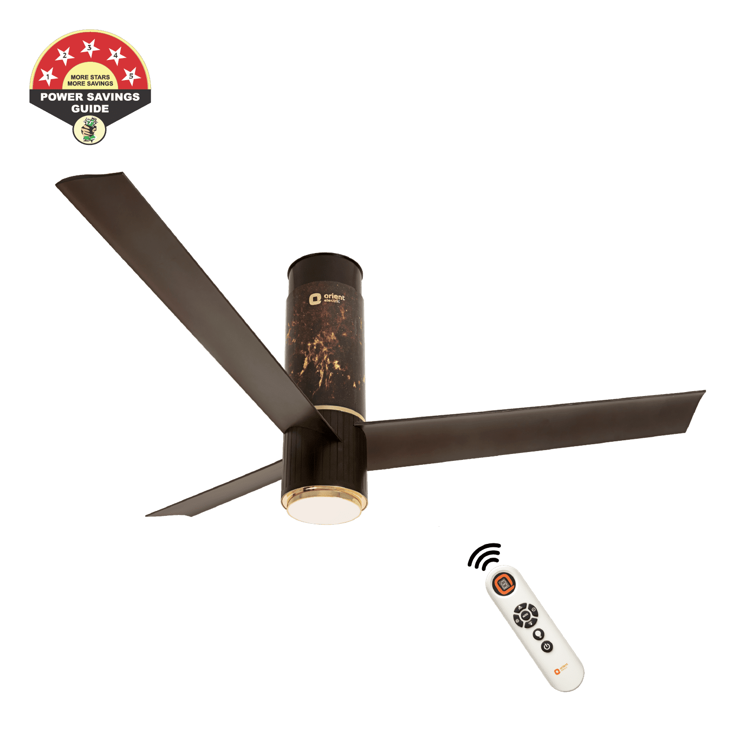 variant_50_dd97e4ba29b4 | orientelectric Aeroslim IoT Remote Fan with Light | 5-Year Warranty